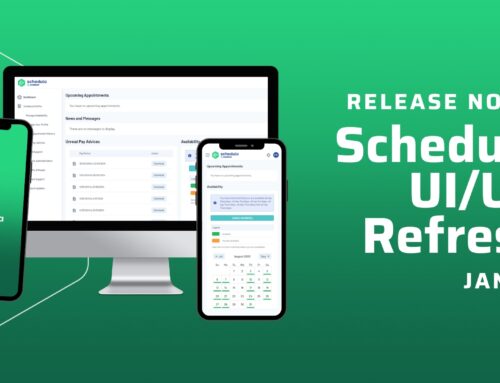 Schedula refresh: Release Notes